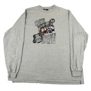 Vintage 1995 Warner Bros Looney Tunes Invader Mars Shirt Rare USA Cartoon XL Vtg